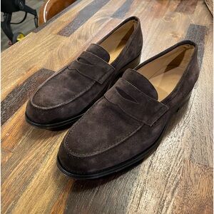Suit Supply - Dark Brown Penny Loafer - Italian Calf Suede